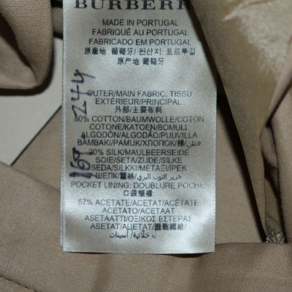 Burberry London Melville Pleated Pants in Honey - Picture 6 of 7